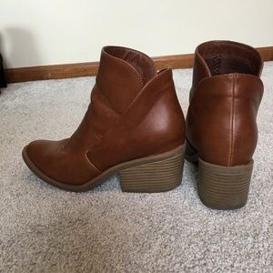 Brown booties